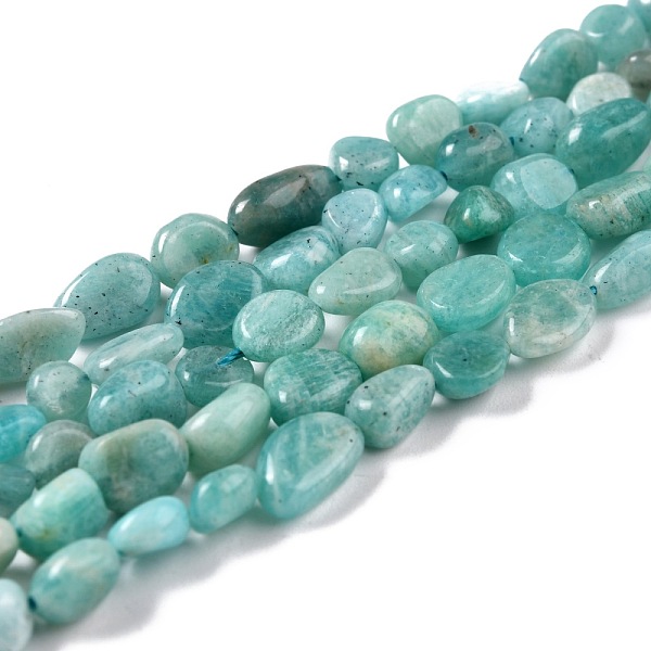 PandaHall Natural Amazonite Beads Strands, Nuggets, Tumbled Stone, 5~8.5x5.5~7x3.5~4mm, Hole: 0.7mm, about 57pcs/strand, 15.2 inch(38.6cm)...
PandaHall Natural Amazonite Beads Strands, Nuggets, Tumbled Stone, 5~8.5x5.5~7x3.5~4mm, Hole: 0.7mm, about 57pcs/strand, 15.2 inch(38.6cm)...