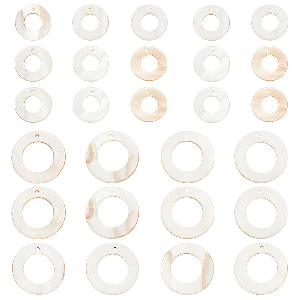 PandaHall BENECREAT 60Pcs 2 Colors Natural Freshwater Shell Pendants, Ring Charms, Creamy White, 20~30x1.5~2mm, Hole: 1mm Freshwater Shell...
PandaHall BENECREAT 60Pcs 2 Colors Natural Freshwater Shell Pendants, Ring Charms, Creamy White, 20~30x1.5~2mm, Hole: 1mm Freshwater Shell...