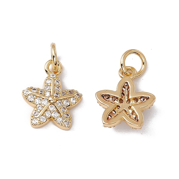 PandaHall Brass Micro Pave Clear Cubic Zirconia Charms, with Jump Ring, Cadmium Free & Nickel Free & Lead Free, Rack Plating, Flower, Real...
PandaHall Brass Micro Pave Clear Cubic Zirconia Charms, with Jump Ring, Cadmium Free & Nickel Free & Lead Free, Rack Plating, Flower, Real...