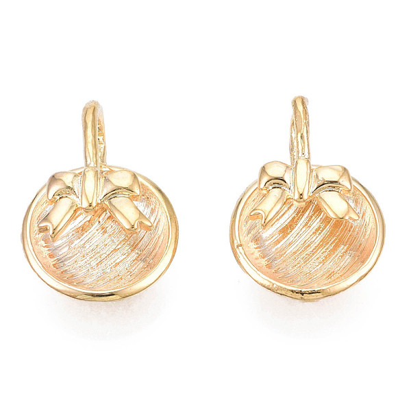 PandaHall Brass Half Round Cuff Earrings with Bowknot for Women, Cadmium Free & Nickel Free & Lead Free, Real 18K Gold Plated, 14x10x6mm...
PandaHall Brass Half Round Cuff Earrings with Bowknot for Women, Cadmium Free & Nickel Free & Lead Free, Real 18K Gold Plated, 14x10x6mm...