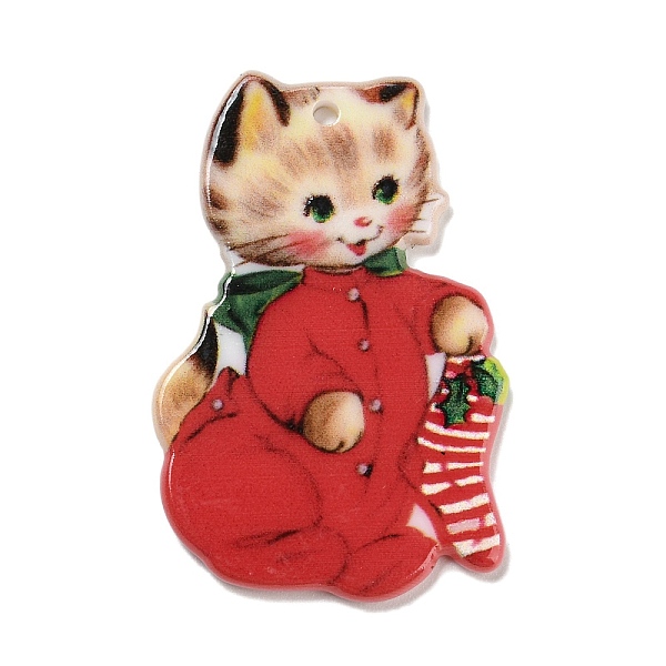 PandaHall Acrylic Pendants, Cat, Red, 38.5x25.5x2.5mm, Hole: 1.8mm Acrylic Cat Shape Red
PandaHall Acrylic Pendants, Cat, Red, 38.5x25.5x2.5mm, Hole: 1.8mm Acrylic Cat Shape Red