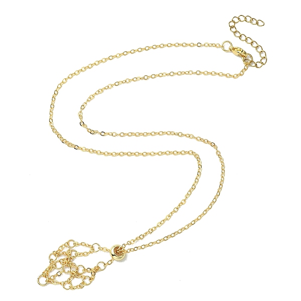 PandaHall 304 Stainless Steel Macrame Pouch Empty Stone Holder for Pendant Necklaces Making, with Slide Beaded and Brass Cable Chains...
PandaHall 304 Stainless Steel Macrame Pouch Empty Stone Holder for Pendant Necklaces Making, with Slide Beaded and Brass Cable Chains...