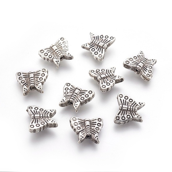 PandaHall CCB Plastic Beads, Butterfly, Antique Silver, 13x15x5mm, Hole: 1.5mm Plastic Butterfly
PandaHall CCB Plastic Beads, Butterfly, Antique Silver, 13x15x5mm, Hole: 1.5mm Plastic Butterfly