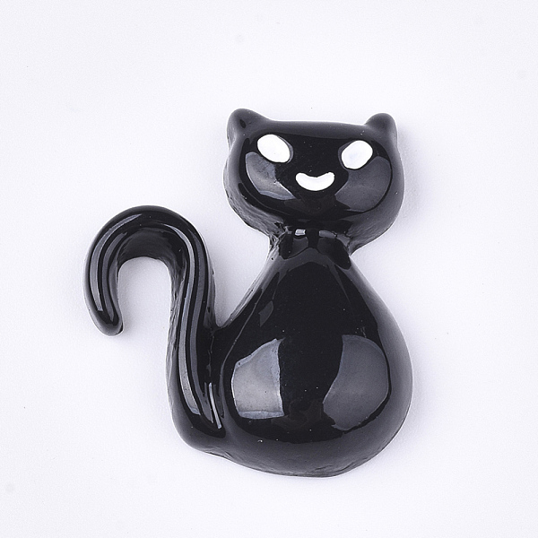 PandaHall Resin Kitten Cabochons, Cartoon Cat, Black, 25x21.5x6mm Resin Cat Shape Black
PandaHall Resin Kitten Cabochons, Cartoon Cat, Black, 25x21.5x6mm Resin Cat Shape Black