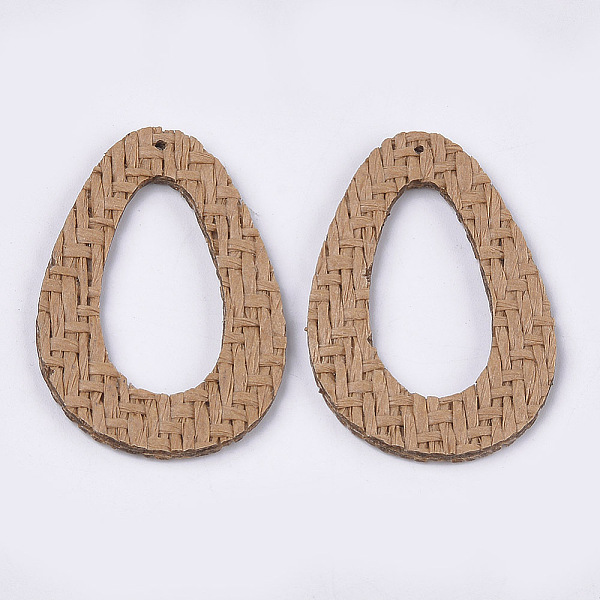 PandaHall Handmade Straw Woven Pendants, teardrop, Peru, 48x31.5x2mm, Hole: 1mm Rattan Teardrop Brown
PandaHall Handmade Straw Woven Pendants, teardrop, Peru, 48x31.5x2mm, Hole: 1mm Rattan Teardrop Brown