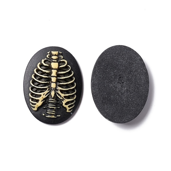 PandaHall Halloween Cameos Opaque Resin Cabochons, Oval, Black, Skeleton Pattern, 39.5x29.5x7mm Resin Skeleton Black
PandaHall Halloween Cameos Opaque Resin Cabochons, Oval, Black, Skeleton Pattern, 39.5x29.5x7mm Resin Skeleton Black