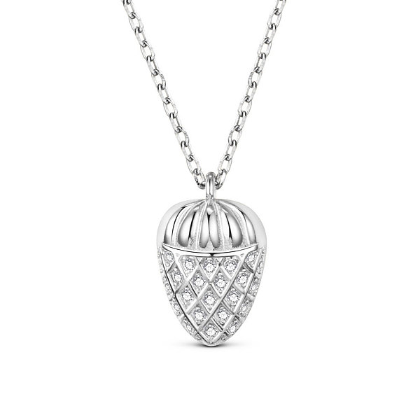 PandaHall SHEGRACE Rhodium Plated 925 Sterling Silver Pendant Necklaces, with Grade AAA Cubic Zirconia, Acorn, Platinum, 15.75 inch(40cm)..., Clear
PandaHall SHEGRACE Rhodium Plated 925 Sterling Silver Pendant Necklaces, with Grade AAA Cubic Zirconia, Acorn, Platinum, 15.75 inch(40cm)..., Clear