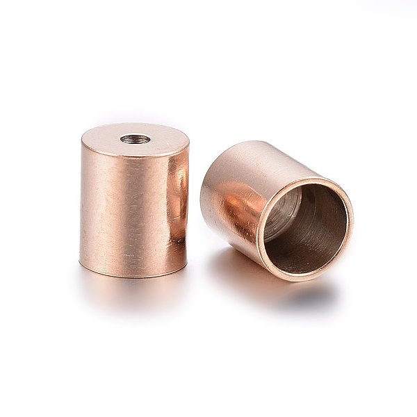 PandaHall Ion Plating(IP) 304 Stainless Steel Cord Ends, End Caps, Column, Rose Gold, 6x5mm, Hole: 1.5mm, Inner Diameter: 4mm 304 Stainless...
PandaHall Ion Plating(IP) 304 Stainless Steel Cord Ends, End Caps, Column, Rose Gold, 6x5mm, Hole: 1.5mm, Inner Diameter: 4mm 304 Stainless...