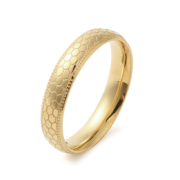 PandaHall Ion Plating(IP) 304 Stainless Steel Rings, Real 18K Gold Plated, 4mm, Inner Diameter: 17.4mm 304 Stainless Steel
PandaHall Ion Plating(IP) 304 Stainless Steel Rings, Real 18K Gold Plated, 4mm, Inner Diameter: 17.4mm 304 Stainless Steel