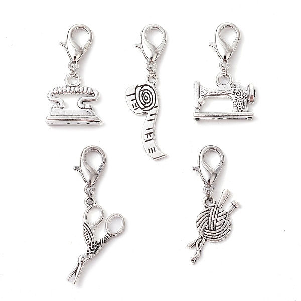 PandaHall Measuring Tape Tibetan Style Zinc Alloy Pendant Decorations, with Zinc Alloy Lobster Claw Clasps, Lead Free & Cadmium Free, Mixed...
PandaHall Measuring Tape Tibetan Style Zinc Alloy Pendant Decorations, with Zinc Alloy Lobster Claw Clasps, Lead Free & Cadmium Free, Mixed...