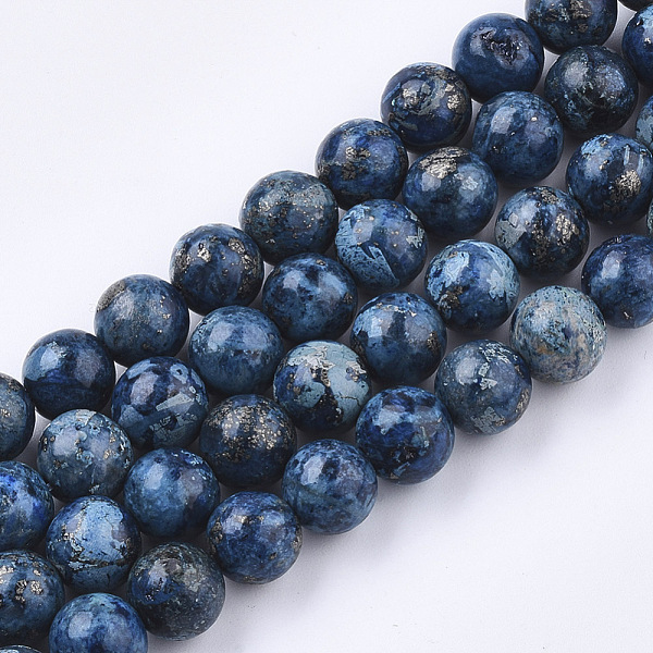 PandaHall Assembled Natural Bronzite and Synthetic Turquoise Beads Strands, Dyed, Round, Steel Blue, 8~8.5mm, Hole: 1mm, about...
PandaHall Assembled Natural Bronzite and Synthetic Turquoise Beads Strands, Dyed, Round, Steel Blue, 8~8.5mm, Hole: 1mm, about...