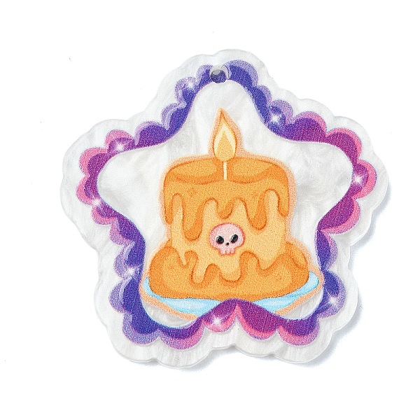 PandaHall Halloween Style Printed Acrylic Pendants, Star, 40x39x2mm, Hole: 2mm Acrylic Star Yellow
PandaHall Halloween Style Printed Acrylic Pendants, Star, 40x39x2mm, Hole: 2mm Acrylic Star Yellow
