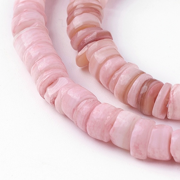 PandaHall Shell Beads Strands, Dyed, Disc, Pink, 4.9~6x0.4~6mm, Hole: 1.4mm, about 15.94 inch~16.14 inch(40.5~41cm) Other Sea Shell Disc...
PandaHall Shell Beads Strands, Dyed, Disc, Pink, 4.9~6x0.4~6mm, Hole: 1.4mm, about 15.94 inch~16.14 inch(40.5~41cm) Other Sea Shell Disc...