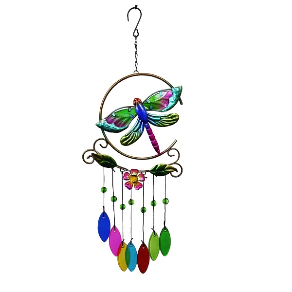PandaHall Glass Wind Chime, Art Pendant Decoration, with Iron Findings, for Garden, Window Decoration, Dragonfly, 560x20mm Iron Dragonfly
PandaHall Glass Wind Chime, Art Pendant Decoration, with Iron Findings, for Garden, Window Decoration, Dragonfly, 560x20mm Iron Dragonfly
