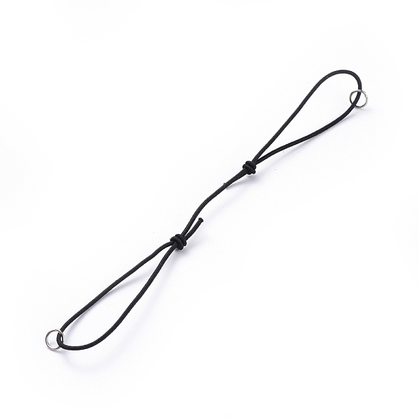 PandaHall Adjustable Elastic Cord Bracelet Making, with Platinum Plated Iron Jump Rings, Black, 130mm Elastic Fibre Black
PandaHall Adjustable Elastic Cord Bracelet Making, with Platinum Plated Iron Jump Rings, Black, 130mm Elastic Fibre Black