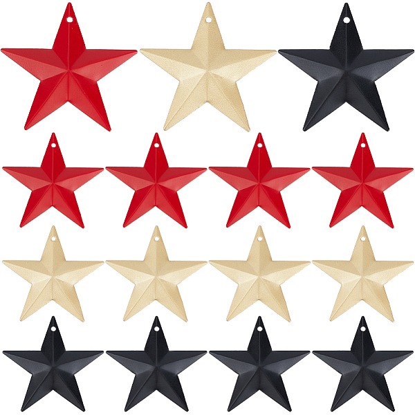 PandaHall GORGECRAFT 30PCS 3 Colors 2.4 Inch Metal Star Decor Barn Star with Hole Iron Vintage Texas Stars Arts Hanging Decors for Crafts..., Multicolor
PandaHall GORGECRAFT 30PCS 3 Colors 2.4 Inch Metal Star Decor Barn Star with Hole Iron Vintage Texas Stars Arts Hanging Decors for Crafts..., Multicolor
