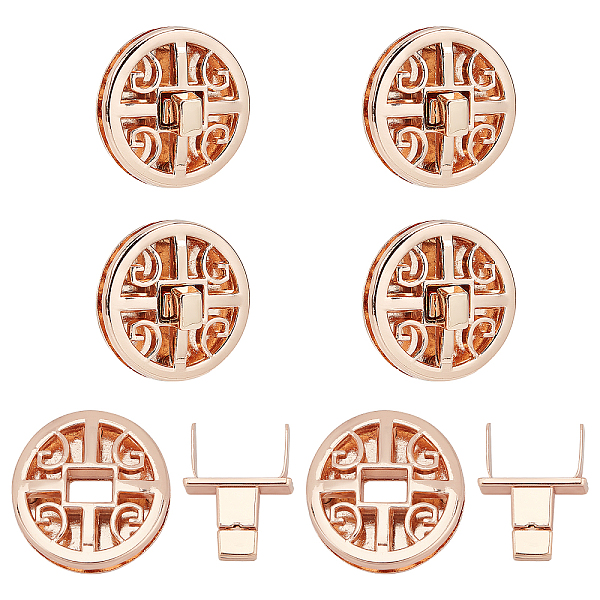 PandaHall WADORN 6 Sets Bag Twist Lock Clasps, Purse Closure Latches Hollow Pattern Turn Lock Catch Fasteners Flat Round Twist Latch Buckles...
PandaHall WADORN 6 Sets Bag Twist Lock Clasps, Purse Closure Latches Hollow Pattern Turn Lock Catch Fasteners Flat Round Twist Latch Buckles...