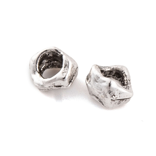 PandaHall Antique Silver Alloy Tibetan Beads, Lead Free & Cadmium Free, Hole Beads, Irregular Circle, Antique Silver, 3x2.5x2mm, Hole: 1mm...
PandaHall Antique Silver Alloy Tibetan Beads, Lead Free & Cadmium Free, Hole Beads, Irregular Circle, Antique Silver, 3x2.5x2mm, Hole: 1mm...