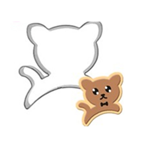 PandaHall 304 Stainless Steel Cookie Cutters, Cookies Moulds, DIY Biscuit Baking Tool, Cat, Stainless Steel Color, 65x55x17.5mm 304...
PandaHall 304 Stainless Steel Cookie Cutters, Cookies Moulds, DIY Biscuit Baking Tool, Cat, Stainless Steel Color, 65x55x17.5mm 304...