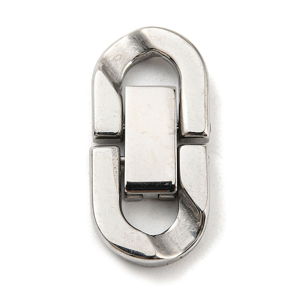 PandaHall 304 Stainless Steel Fold Over Clasps, Stainless Steel Color, 23x11x3mm, Hole: 4x5mm 304 Stainless Steel
PandaHall 304 Stainless Steel Fold Over Clasps, Stainless Steel Color, 23x11x3mm, Hole: 4x5mm 304 Stainless Steel