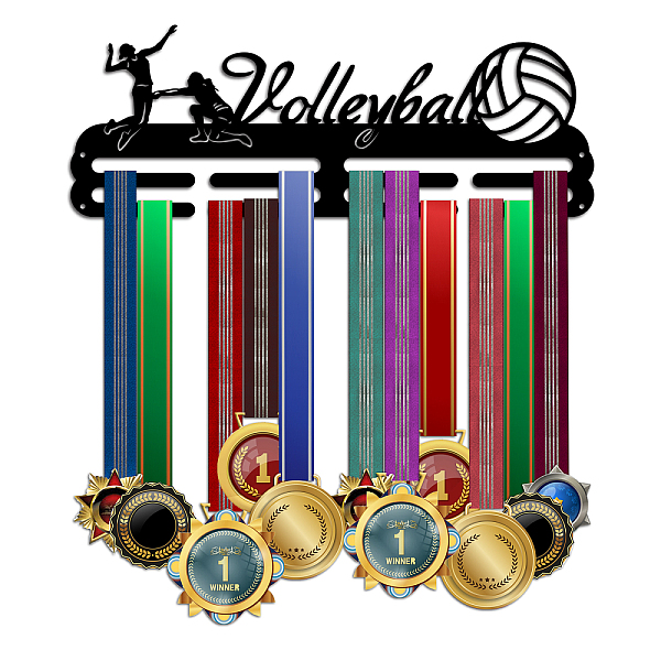 PandaHall PH Volleyball Medals Hanger Display Holder Rack Wall Mount Hanger Decor Trophy Shelf Tiered Award Rack Award Ribbon Hanger with..., Black
PandaHall PH Volleyball Medals Hanger Display Holder Rack Wall Mount Hanger Decor Trophy Shelf Tiered Award Rack Award Ribbon Hanger with..., Black
