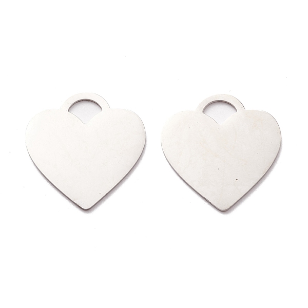 PandaHall 304 Stainless Steel Pendants, Heart, Stainless Steel Color, 26x25x1mm, Hole: 5x7mm 304 Stainless Steel Heart
PandaHall 304 Stainless Steel Pendants, Heart, Stainless Steel Color, 26x25x1mm, Hole: 5x7mm 304 Stainless Steel Heart