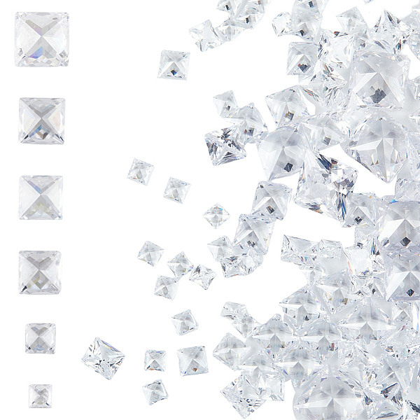 PandaHall HOBBIESAY 200pcs 6 Size Square Cubic Zirconia Cabochons Loose CZ Stones Faceted Cabochons Flatback Crystal Rhinestone Diamante..., Clear
PandaHall HOBBIESAY 200pcs 6 Size Square Cubic Zirconia Cabochons Loose CZ Stones Faceted Cabochons Flatback Crystal Rhinestone Diamante..., Clear