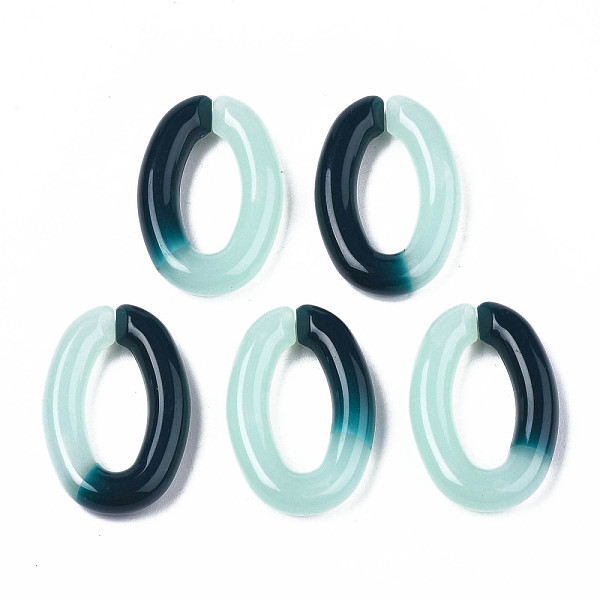 PandaHall Two Tone Opaque Acrylic Linking Rings, Quick Link Connectors, for Jewelry Curb Chains Making, Oval Ring, Prussian Blue...
PandaHall Two Tone Opaque Acrylic Linking Rings, Quick Link Connectors, for Jewelry Curb Chains Making, Oval Ring, Prussian Blue...