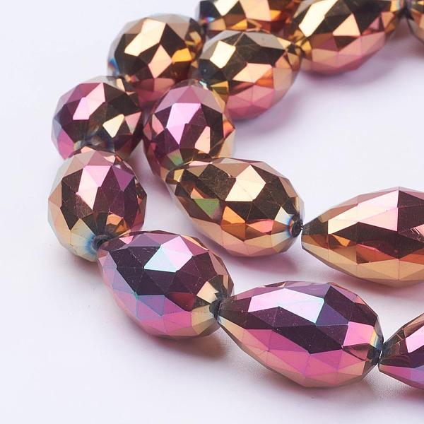 PandaHall Electroplate Glass Beads Strands, Full Plated, Faceted, teardrop, Rainbow Plated, 27~28x18mm, Hole: 2mm, about 25pcs/strand, 26.3...
PandaHall Electroplate Glass Beads Strands, Full Plated, Faceted, teardrop, Rainbow Plated, 27~28x18mm, Hole: 2mm, about 25pcs/strand, 26.3...