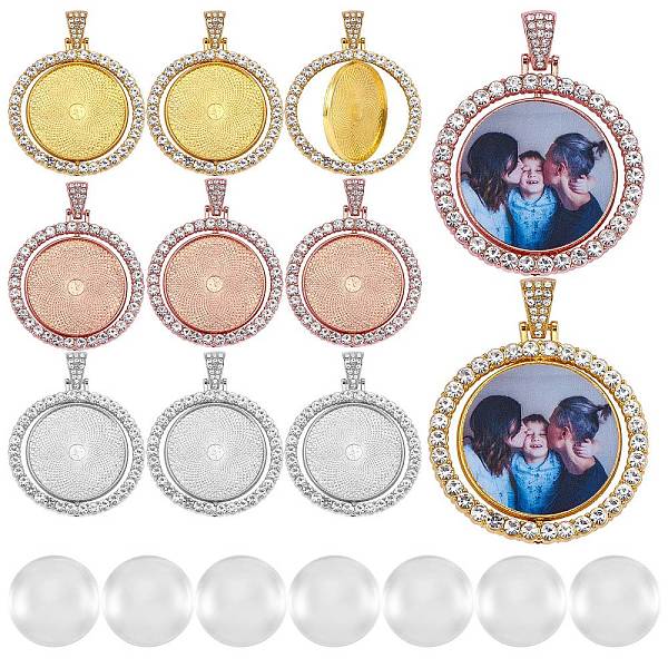 PandaHall 27Pcs DIY Flat Round Rhinestone Pendant Making Kit, Including Alloy Pendant Cabochon Settings with Crystal Rhinestone, Transparent..., Multicolor
PandaHall 27Pcs DIY Flat Round Rhinestone Pendant Making Kit, Including Alloy Pendant Cabochon Settings with Crystal Rhinestone, Transparent..., Multicolor