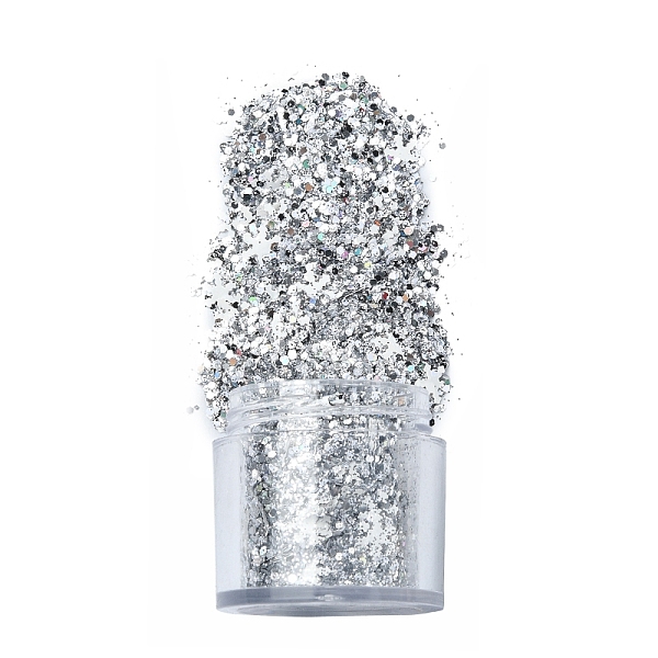 PandaHall 4G Shining Nail Art Decoration Accessories for Christmas, with Glitter Powder and Sequins, DIY Sparkly Paillette Tips Nail, Mixed..., Silver
PandaHall 4G Shining Nail Art Decoration Accessories for Christmas, with Glitter Powder and Sequins, DIY Sparkly Paillette Tips Nail, Mixed..., Silver