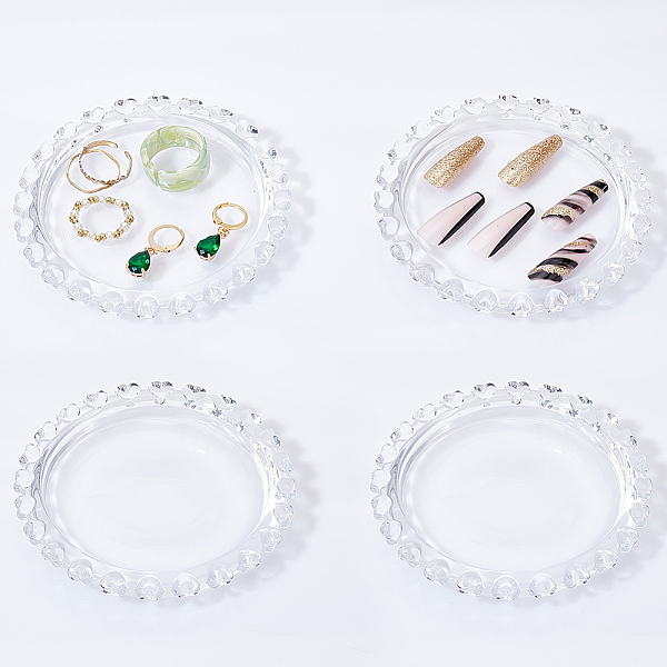 PandaHall AHADEMAKER 6Pcs Transparent Glass Candle Holder, Tealight Holder, Nail Art Palette, Flat Round with Heart, Clear, 93x13mm, Inner...
PandaHall AHADEMAKER 6Pcs Transparent Glass Candle Holder, Tealight Holder, Nail Art Palette, Flat Round with Heart, Clear, 93x13mm, Inner...