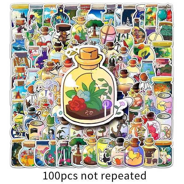 PandaHall 100Pcs Cartoon Bottle PVC Waterproof Stickers, Adhesive Bottle View Decals, for Suitcase & Skateboard & Refigerator Decor, Mixed..., Multicolor
PandaHall 100Pcs Cartoon Bottle PVC Waterproof Stickers, Adhesive Bottle View Decals, for Suitcase & Skateboard & Refigerator Decor, Mixed..., Multicolor
