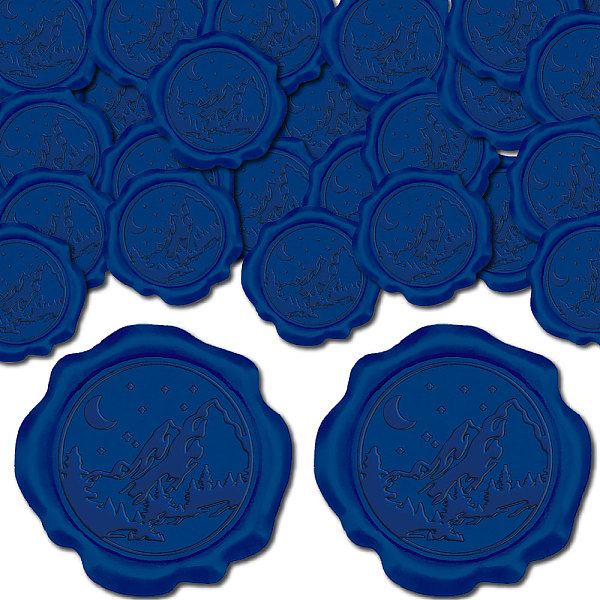 PandaHall CRASPIRE 50Pcs Adhesive Wax Seal Stickers, Envelope Seal Decoration, For Craft Scrapbook DIY Gift, Dark Blue, Mountain, 30mm Wax...
PandaHall CRASPIRE 50Pcs Adhesive Wax Seal Stickers, Envelope Seal Decoration, For Craft Scrapbook DIY Gift, Dark Blue, Mountain, 30mm Wax...