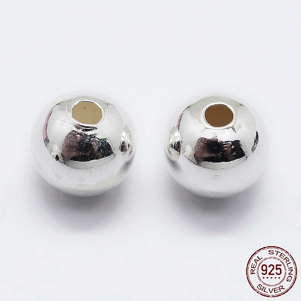 PandaHall 925 Sterling Silver Beads, Round, Silver, 5mm, Hole: 1.5~1.6mm Sterling Silver Round Silver
PandaHall 925 Sterling Silver Beads, Round, Silver, 5mm, Hole: 1.5~1.6mm Sterling Silver Round Silver