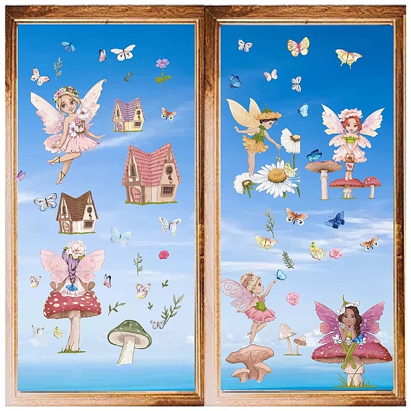 PandaHall CRASPIRE 16 Sheets Angel Wall Stickers Fairy Stickers House Daisy Mushroom Butterfly Window Stickers PVC Waterproof Self Adhesive...
PandaHall CRASPIRE 16 Sheets Angel Wall Stickers Fairy Stickers House Daisy Mushroom Butterfly Window Stickers PVC Waterproof Self Adhesive...