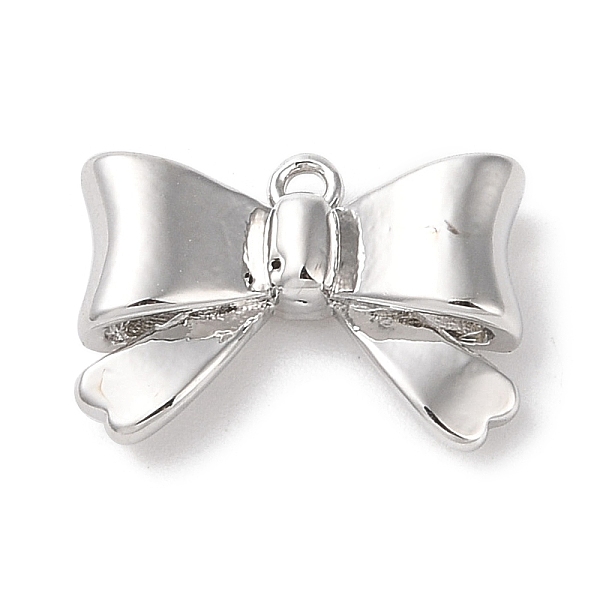 PandaHall Brass Charms, Bowknot, Platinum, 11x15.5x4.5mm, Hole: 1.2mm Brass Bowknot
PandaHall Brass Charms, Bowknot, Platinum, 11x15.5x4.5mm, Hole: 1.2mm Brass Bowknot
