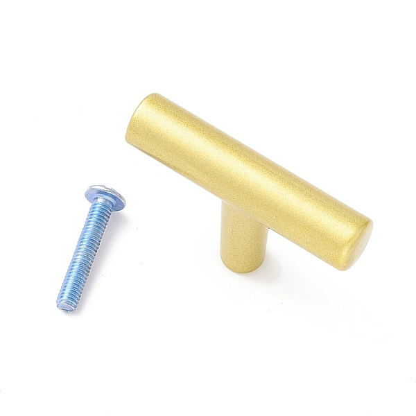 PandaHall Zinc Alloy T Bar Cabinet Door Knobs, Kitchen Drawer Pulls Cabinet Handles, with Iron Screws, Matte Gold Color, 45x10x30mm, Hole...
PandaHall Zinc Alloy T Bar Cabinet Door Knobs, Kitchen Drawer Pulls Cabinet Handles, with Iron Screws, Matte Gold Color, 45x10x30mm, Hole...