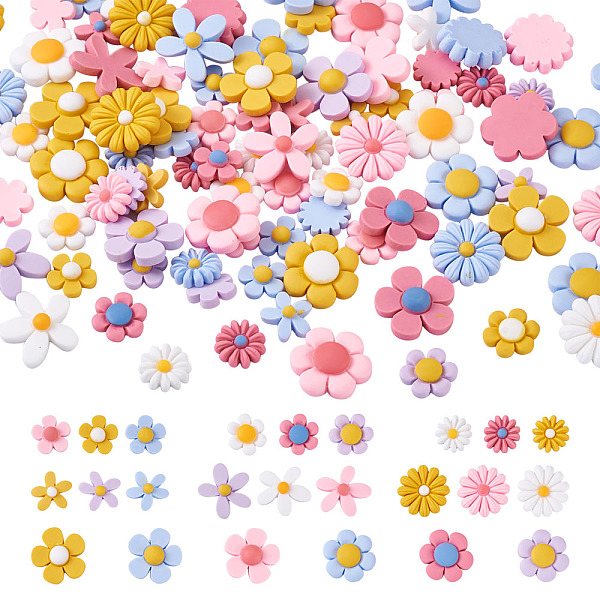 PandaHall Opaque Resin Cabochons, Flower, Mixed Color, 240pcs/set Resin Flower Multicolor
PandaHall Opaque Resin Cabochons, Flower, Mixed Color, 240pcs/set Resin Flower Multicolor