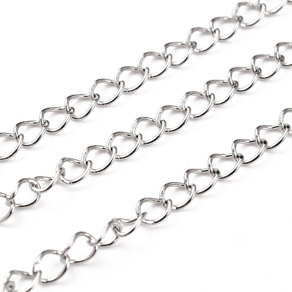 PandaHall 304 Stainless Steel Curb Chain, Soldered, with Spool, Oval, Stainless Steel Color, 4x3x0.5mm, 82 Feet(25m)/roll 304 Stainless...
PandaHall 304 Stainless Steel Curb Chain, Soldered, with Spool, Oval, Stainless Steel Color, 4x3x0.5mm, 82 Feet(25m)/roll 304 Stainless...