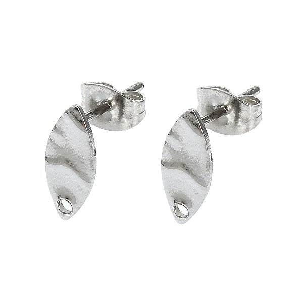 PandaHall 304 Stainless Steel Stud Earring Findings, Horse Eye, 12x5mm, Hole: 1.4mm, Pin: 10.5x0.5mm 304 Stainless Steel Horse Eye
PandaHall 304 Stainless Steel Stud Earring Findings, Horse Eye, 12x5mm, Hole: 1.4mm, Pin: 10.5x0.5mm 304 Stainless Steel Horse Eye