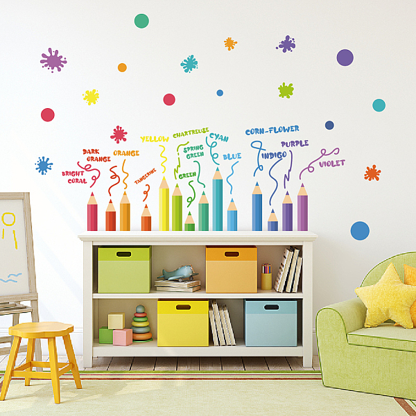 PandaHall PVC Wall Stickers, Wall Decoration, Pencil, 1180x390mm, 2pcs/set PVC Pencil
PandaHall PVC Wall Stickers, Wall Decoration, Pencil, 1180x390mm, 2pcs/set PVC Pencil