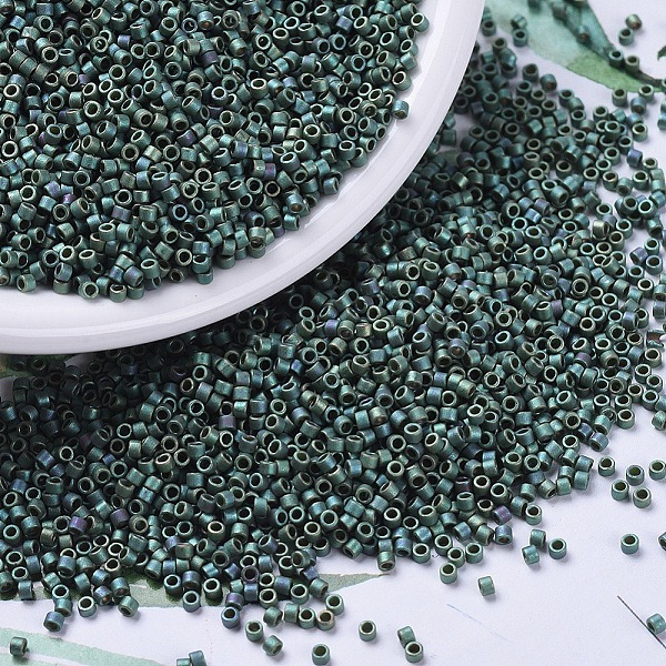PandaHall MIYUKI Delica Beads, Cylinder, Japanese Seed Beads, 11/0, (DB0373) Matte Metallic Sage Green Luster, 1.3x1.6mm, Hole: 0.8mm, about...
PandaHall MIYUKI Delica Beads, Cylinder, Japanese Seed Beads, 11/0, (DB0373) Matte Metallic Sage Green Luster, 1.3x1.6mm, Hole: 0.8mm, about...