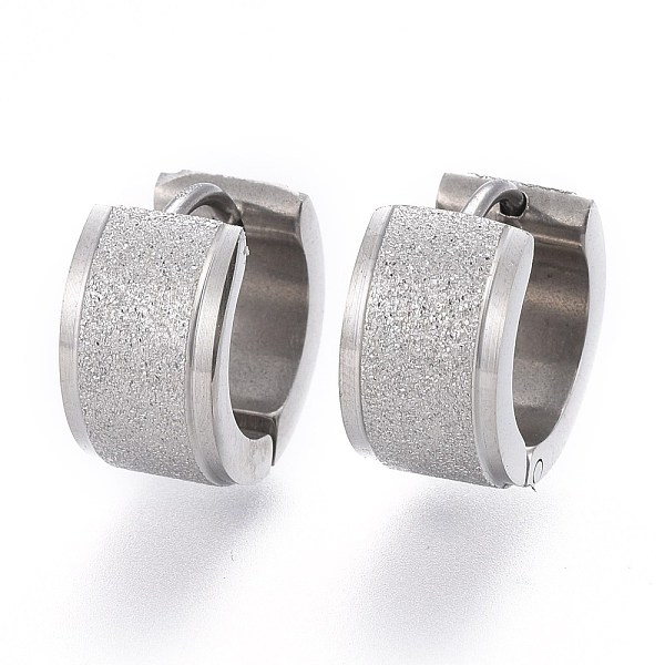 PandaHall Textured 304 Stainless Steel Huggie Hoop Earrings, Ring, Stainless Steel Color, 12.5x13x7mm, Pin: 1mm 304 Stainless Steel Ring
PandaHall Textured 304 Stainless Steel Huggie Hoop Earrings, Ring, Stainless Steel Color, 12.5x13x7mm, Pin: 1mm 304 Stainless Steel Ring