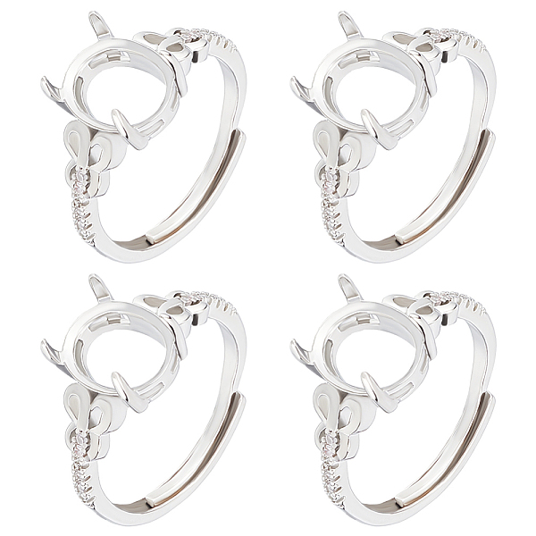 PandaHall Beebeecraft 4Pcs Adjustable Brass Finger Ring Components, 4 Claw Prong Ring Settings, with Clear Cubic Zirconia, Platinum, Inner...
PandaHall Beebeecraft 4Pcs Adjustable Brass Finger Ring Components, 4 Claw Prong Ring Settings, with Clear Cubic Zirconia, Platinum, Inner...