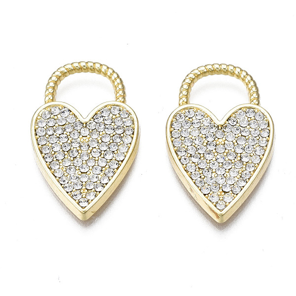 PandaHall Alloy Pendants, with Crystal Rhinestone, Cadmium Free & Nickel Free & Lead Free, Heart, Light Gold, 23.5x14.5x2.5mm, Hole: 7x8mm...
PandaHall Alloy Pendants, with Crystal Rhinestone, Cadmium Free & Nickel Free & Lead Free, Heart, Light Gold, 23.5x14.5x2.5mm, Hole: 7x8mm...