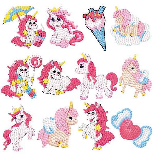 PandaHall DIY Diamond Painting Sticker Kit, Including Resin Rhinestones Bag, Diamond Sticky Pen, Tray Plate and Glue Clay, Unicorn, 60~70mm...
PandaHall DIY Diamond Painting Sticker Kit, Including Resin Rhinestones Bag, Diamond Sticky Pen, Tray Plate and Glue Clay, Unicorn, 60~70mm...