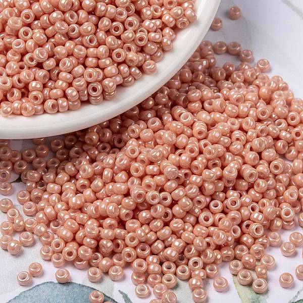 PandaHall MIYUKI Round Rocailles Beads, Japanese Seed Beads, (RR596) Opaque Tea Rose Luster, 8/0, 3mm, Hole: 1mm, about 422~455pcs/10g Glass..., Pink
PandaHall MIYUKI Round Rocailles Beads, Japanese Seed Beads, (RR596) Opaque Tea Rose Luster, 8/0, 3mm, Hole: 1mm, about 422~455pcs/10g Glass..., Pink