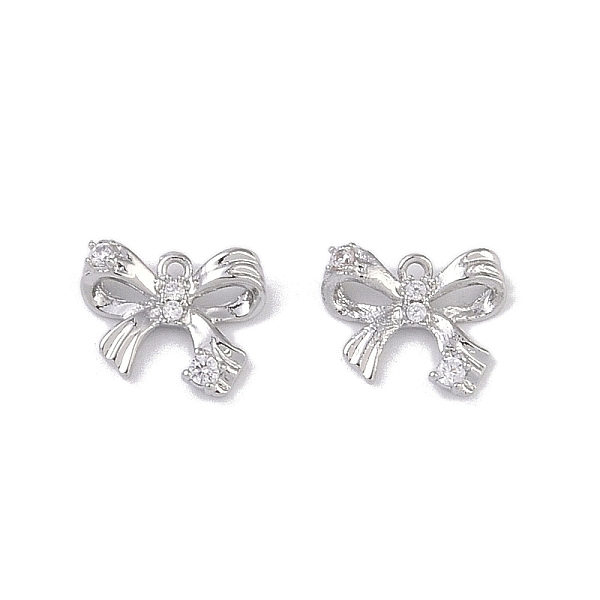 PandaHall Brass Micro Pave Clear Cubic Zirconia Pendants, Bowknot Charms, Real Platinum Plated, 7.5x9.5x2.5mm, Hole: 0.7mm Brass+Cubic...
PandaHall Brass Micro Pave Clear Cubic Zirconia Pendants, Bowknot Charms, Real Platinum Plated, 7.5x9.5x2.5mm, Hole: 0.7mm Brass+Cubic...