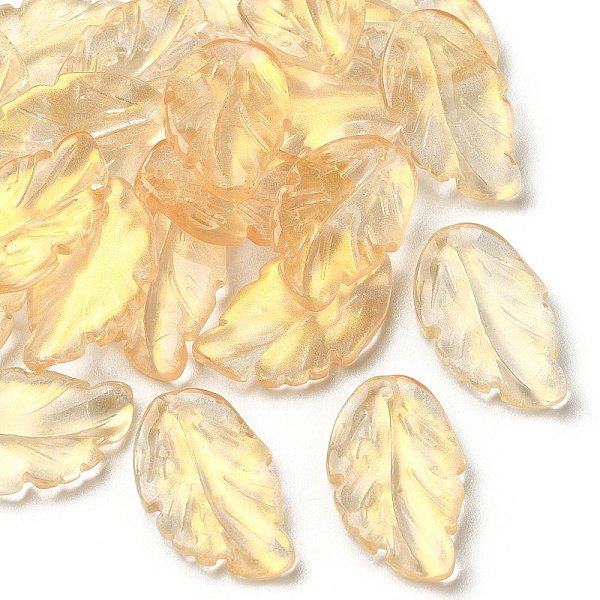 PandaHall Handmade Transparent Czech Lampwork Pendants, with Gold Foil , Leaf Charms, Light Goldenrod Yellow, 28x17x3.5mm, Hole: 1.2mm...
PandaHall Handmade Transparent Czech Lampwork Pendants, with Gold Foil , Leaf Charms, Light Goldenrod Yellow, 28x17x3.5mm, Hole: 1.2mm...
